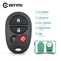 Keyyou กุญแจรีโมทรถยนต์สำหรับ Toyota Highlander Sequoia Sienna Gq43vt20t 4 On 314.4Mhz Gq43vt20t