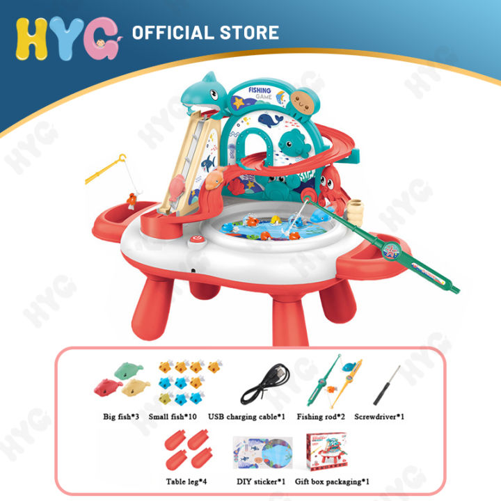 Children Magnetic Fishing Toy Multifunctional Music Electric