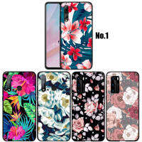 WA84 Trend Colorful Flower อ่อนนุ่ม Fashion ซิลิโคน Trend Phone เคสโทรศัพท์ ปก หรับ Huawei P10 P20 P30 Pro Lite Y5P Y6 Y6P Y7A Y8P Y9A Y8S Y9S Y7 Y9 Prime