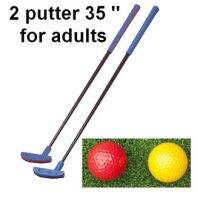 ไม้ตีกอล์ฟทั้งชุด - Mini golf putter set - 2 units adults.