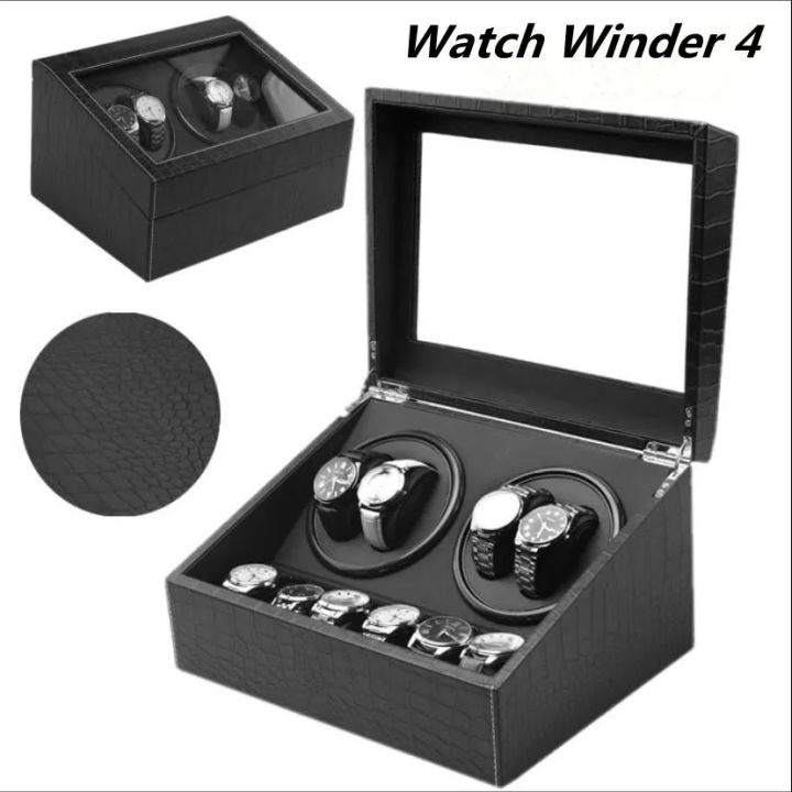 watch-winder-1-2-4-3-ทางเลือก-เรือน-ตู้เก็บนาฬิกา-กล่องเก็บนาฬิกา-กล่องหมุนนาฬิกา-ตู้นาฬิกาออโตเมติกแบบหมุน-อย่างดี-แข็งแรง-ทนทาน-เหมาะสำหรับเก็บโชว์นาฬิกา
