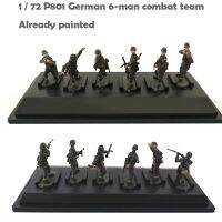 1 / 72 P801เยอรมัน6-Man Combat ทีมแล้วทาสีกล่องทหาร Man Tank Scene อุปกรณ์เสริม