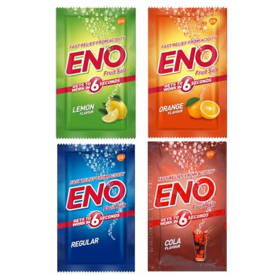 ENO Fruit Salt อีโน ฟรุต ซ้อลต์ ลดอาการ ท้องอืด ท้องเฟ้อ จำนวน.