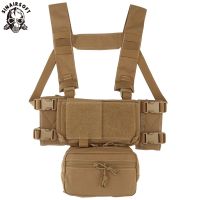 Tactical MK4 Chest Rig Hunting Vest Multi-function Expandable Mount Chest Rig Quick-release YKK Zipper 500D Nylon