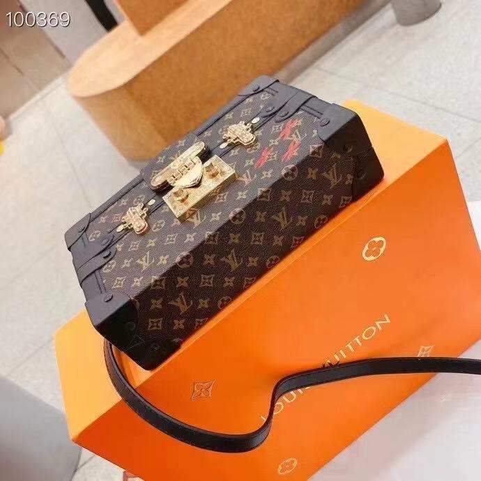 กระเป๋า-lv-สายสะพายสำหรับผู้หญิง-กระเป๋าถือ-lv-ของแท้กระเป๋ากล่องวินเทจกระเป๋าข้อความแฟชั่นเกาหลีพิมพ์ลายตัวอักษรกระเป๋าสะพายข้างกระเป๋าสะพายไหล่กระเป๋าใส่เหรียญใส่บัตรขนาดเล็ก