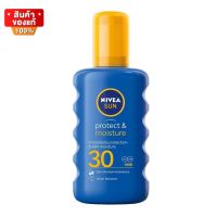 นีเวีย ซัน โพรเท็ค แอนด์ มอยซ์เจอร์ SPF30 สเปรย์กันแดด กันแดด ขนาด 200 ml [Nivea Sun Protect &amp; Moisture 200 ml]