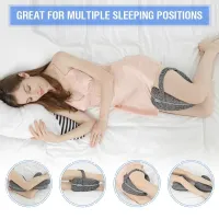 Orthopedic Leg Pillow Memory Foam Leg Pillow Heart-Shaped Orthopaedic Pillows Back Hips Knee Support Relief Back Hips Pain