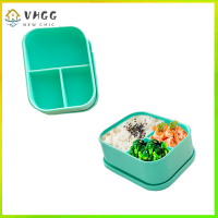 VHGG Mint Green Insulated Lunch Bag Food Grade Anti Shattering Bento Box High Quality Can Be Heated in A Microwave Oven Silicone Lunch Box For Adults and Children