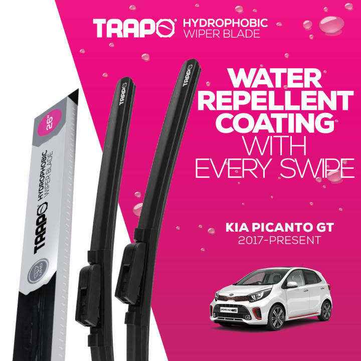 Trapo Hydrophobic Car Wiper Blade Kia Picanto GT (2017Present) Lazada
