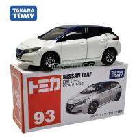 Takara Tomi Tomica Scale 1/63 Nissan Leaf 93รถยนต์โลหะหล่อแข็งรถของเล่น S เก็บเครื่องประดับ