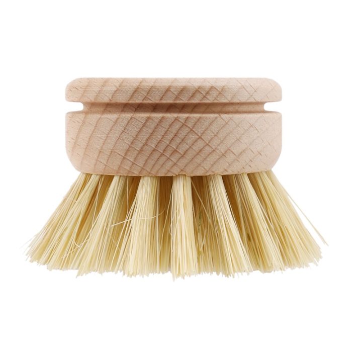 washing-up-brush-dish-brush-6-pcs-replacement-brush-heads-wooden-cleaning-dish-brush-refillable-kitchen-beech