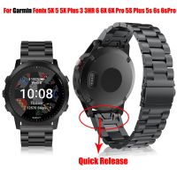 [HOT JUXLLKBKOW 514] 20 26 22มม. สายนาฬิกาสำหรับ Garmin Fenix 6X Pro 5X 6เข็มขัดเหล็กสายรัดข้อมือ Fenix 6 Pro Forerunner 935 945นาฬิกา