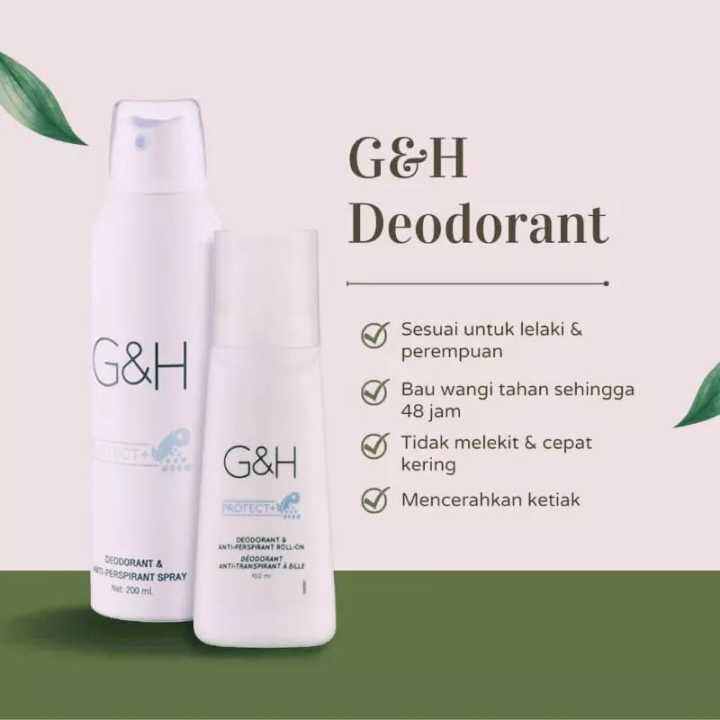G&H PROTECT + DEODORANT & ANTIPERSPIRANT SPRAY Lazada