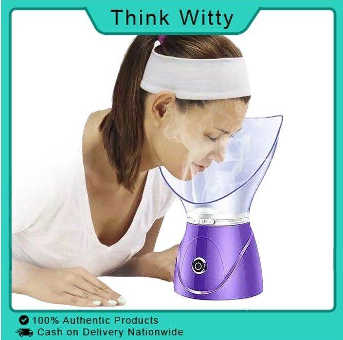 Nasal and Face Steam Inhaler Steamer for Inhalation Hot Mist Facial