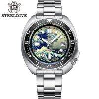 ️ STEELDIVE SD1970J ฝาครอบเซรามิคหน้าปัดเรืองแสงเต่ากานา NH35 Automaticeldive Official Store นาฬิกาข้อมือดำน้ำผู้ชาย