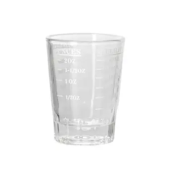 60ML Glass Measuring Cup With Scales Shot Heavy Ounce Cups Baking