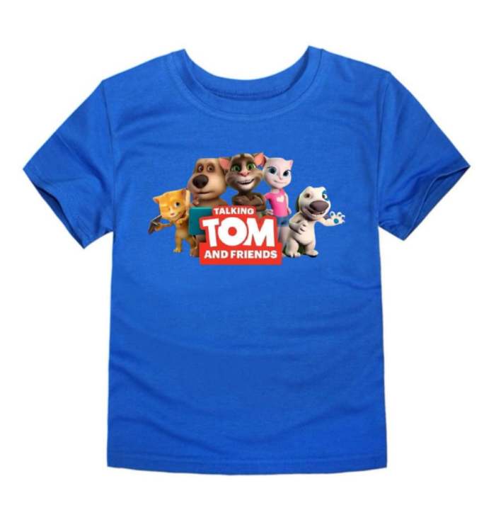 Talking Tom and Friends T-shirt for kids | Lazada PH