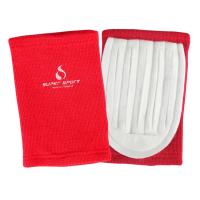 SUPER SPORT สนับเข่า มีลูกฟูก Knee Pad W/Cushion 4022 - Red/White 1 อัน