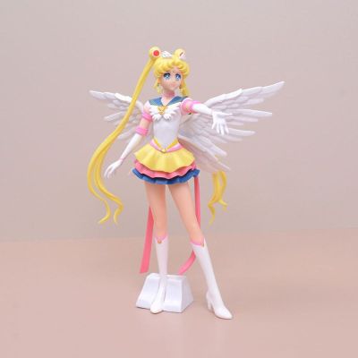 ของขวัญ LIAND Glitter Scultures ตุ๊กตาของเล่น Sailor Moon Collectible โมเดลแกะสลักของเล่นโมเดลรูปสัตว์เซเลอร์มูนเครื่องประดับโมเดลตุ๊กตาแอคชั่น