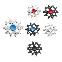 ✱✖❡ 22-In-1 Snowflake Multitool Carbon Steel Snowflake Standard Multitool Snowflake Wrench Gifts For Men