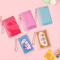 1Pc Fashion Girls Card Wallet PVC Transparent Waterproof Small Coin Purse Credit Business ID Card Holder Pouch for Boys Gift Card Holders