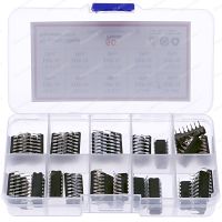 50Pcs IC Integrated Circuit Chip Assortment Kit Box 74LS73 74LS74 74LS76 74LS86 74LS90 74LS112 74LS125 74LS138 74LS148 74LS151