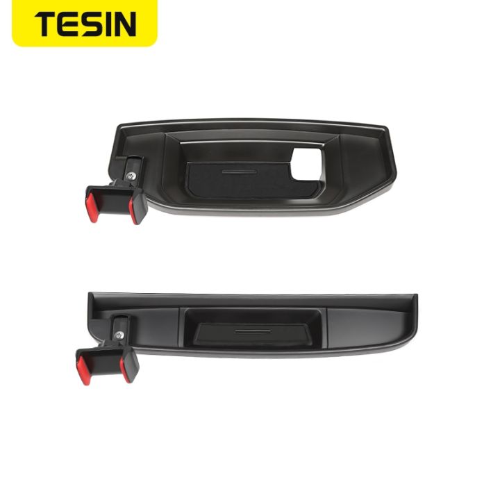 tesin-gps-cket-สำหรับ-dodge-ram-1500-car-center-คอนโซลผู้ถือศัพท์มือถือกล่องสำหรับ-dodge-ram-1500-2010-up-อุปกรณ์เสริม