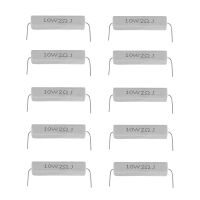 10 Pcs Wire Wound Ceramic Cement Resistor 2 Ohm 10W Watt