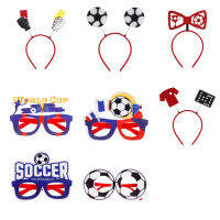 กาตาร์ World Cup Glasses + Headband Ornament - Mixed Color 8 Piece Set