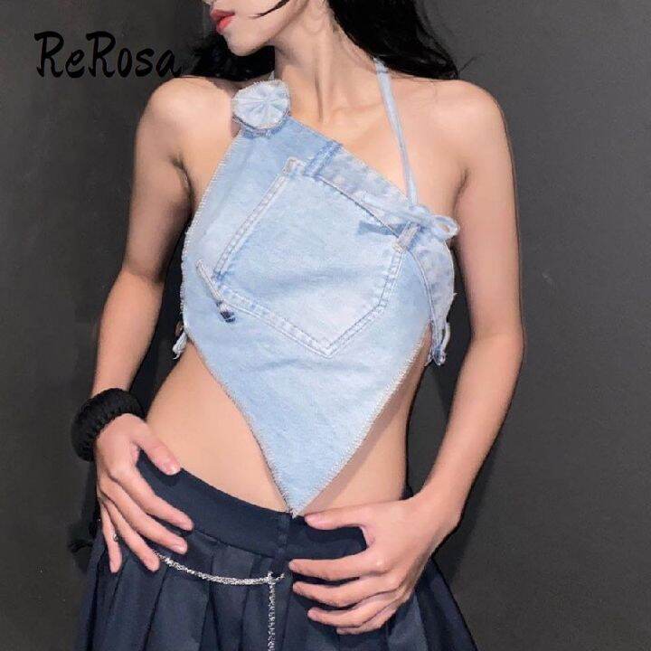 rerosa-เสื้อกั๊กยีน-สายคล้องคอ-ทรงไม่สมมาตร-สําหรับผู้หญิง-2023-qc7311706