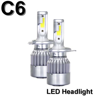 C6 Car Headlight H7 H4 H11 H1 9005 9006 HB2 HB3 12V 110W 6000K 8000LM Turbo Led Lights COB bulbs Auto Headlamp car front light Bulbs  LEDs  HIDs