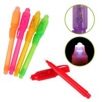 Magic Pen with Invisible Ink and Ultraviolet Rays Pen with Flashlight Magic Pen for Children Spy Pen for Hiding Notes Party Gift