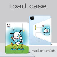 เคสไอเเพด gen10 เคส Air4/Air5 10.9 gen7/gen8/gen9 10.2 pro11  เคส360° หมุนตั้ง/นอนได้ เคสหนังอะคริลิคใส พร้อมช่องใส่ปากกา