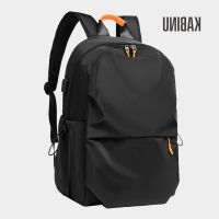 ? 2022 new outdoor leisure backpack backpack pure color business commuter bag computer bag high school students