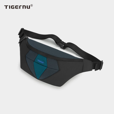 Tigernu Light Soft กันน้ำกระเป๋าสะพายบ่าแฟชั่นกระเป๋าคาดเอวสำหรับชาย T-B8166