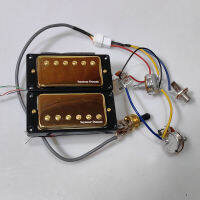 4C Humbucker Pickup Pickup กีต้าร์พร้อมชุด2V1T สายรัด Wi รถปิคอัพกีตาร์ไฟฟ้า Pickup กีต้าร์