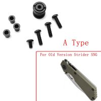 1 Set Folding Knife Titanium Alloy Spindle Support Shaft Screws Strider Knives Screw Parts Newest