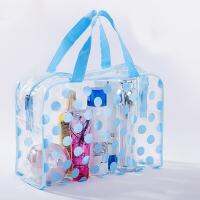 【hot】 Transparent Toiletry Storage Ladies Dot Dustproof Clothing