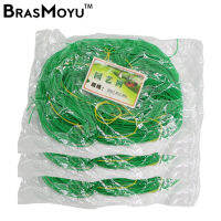 BRASMOYU สีเขียวไนลอน Trellis ตาข่ายตาข่าย 10x10 ซม. สนับสนุนปีนเขาสวน Bean Nets Grow รั้วปีนเขาสุทธิเส้นหนา-SLPPP STORE