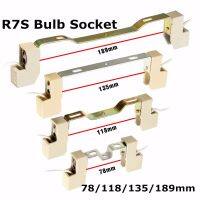 หลอดไฟฮาโลเจน R7S,78/118/189มม. โคมไฟเซรามิกเต้ารับตัวแปลงตัวยึดฐาน R7S โคมไฟเชิงเทียน X1เครื่องปั้นดินเผา