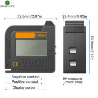 MegaChoice ANENG เครื่องทดสอบแบตเตอรี่พกพาอเนกประสงค์168MAX เครื่องทดสอบแรงดันไฟฟ้าแบตเตอรี่ความแม่นยำสูงสำหรับ LR44ดับเบิลเอทริปเปิลเอ CR2032 18650 9V
