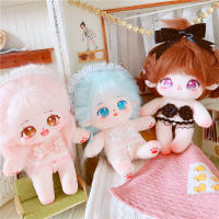 20cm Cute Doll Accessories White Black Pink Flower Swimsuit Clothes Set Winter Ningning Karina Giselle Birthday Gift