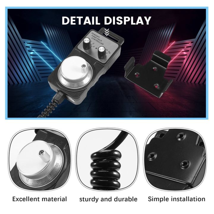 cnc-mpg-pendant-handwheel-for-fagor-gsk-siemens-mitsubishi-fanuc-system-5v-manual-pulse-generator