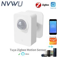 Tuya Zigbee PIR Motion Sensor for Smart Home Automation Security Alarm System Detector Remote Work With Alexa