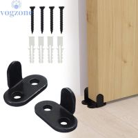 [A TOOL]┇┋∈ VOGUEZ 2 Set Heavy Duty Sliding Barn Door Floor Guide Adjustable Roller Swing Stopper