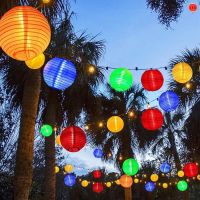 ✐ ?READY STOCK? 6.5M 30LED Outdoor Garden Lantern Ball Solar Light Garden Patio Holiday Christmas Lantern Solar Fairy String Light lampu solar light outdoor lighting