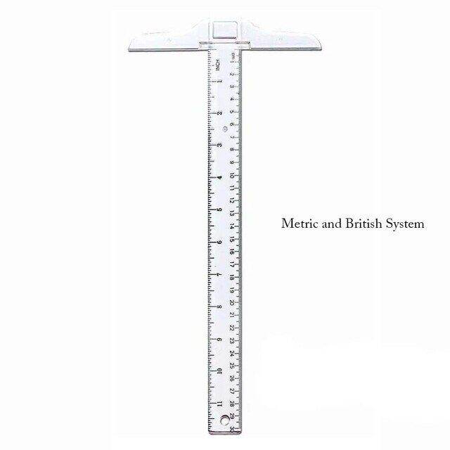 【Big savings】 12 Clear T Square Ruler For Easy Reference While Crafting