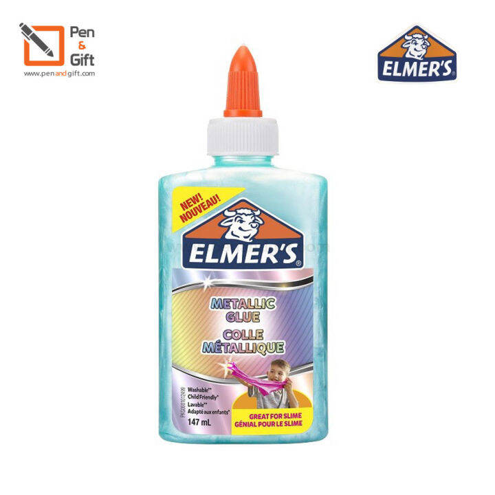 elmers-metallic-color-slime-kit-with-magical-liquid-เอลเมอร์-ชุดกาวสี-ทำสไลม์-สีเมทัลลิค-เมจิกเคิล-ลิควิด-สีชมพู-สีฟ้า-สีเขียว-ปลอดภัยไร้สารอันตราย-penandgift