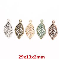 Zinc Alloy Jewelry Accessories Leaves Charms Pendants Diy - 35 Pcs Vintage Zinc - Aliexpress