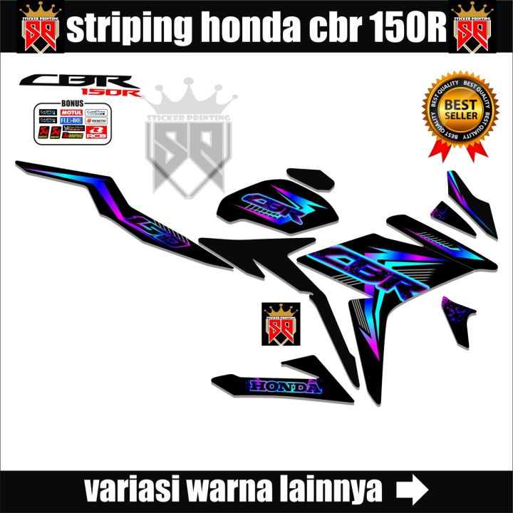 striping-variasi-honda-cbr-150r-decal-sticker-cbr-150r-150-r-facelift-rainbow